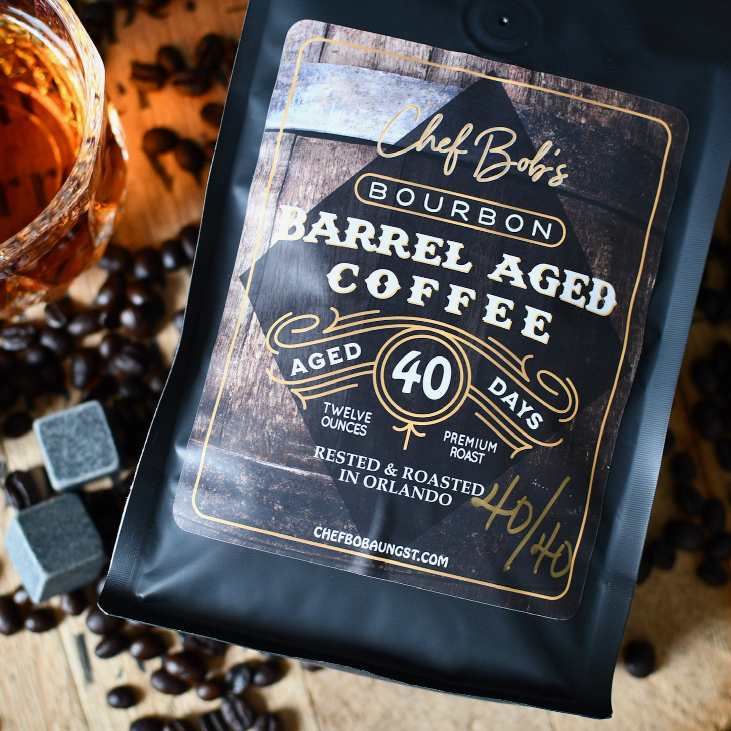 Chef Bob's Bourbon Barrel Aged Coffee