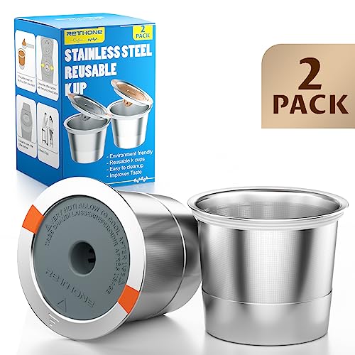 Reusable K Cups, Stainless Steel for Keurig 1.0 & 2.0 Coffee Makers